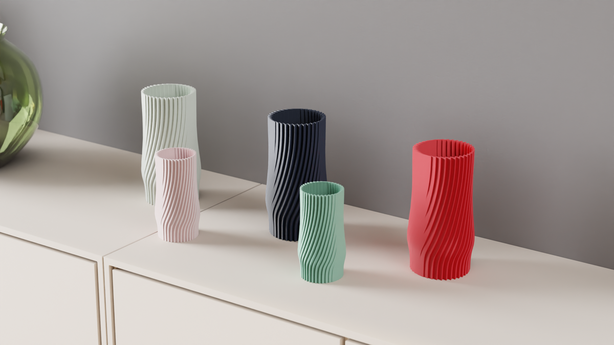 Modern Twisted Vase Quick Vase