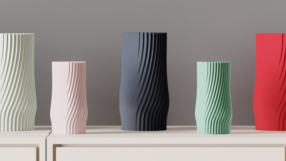 Modern Twisted Vase Quick Vase