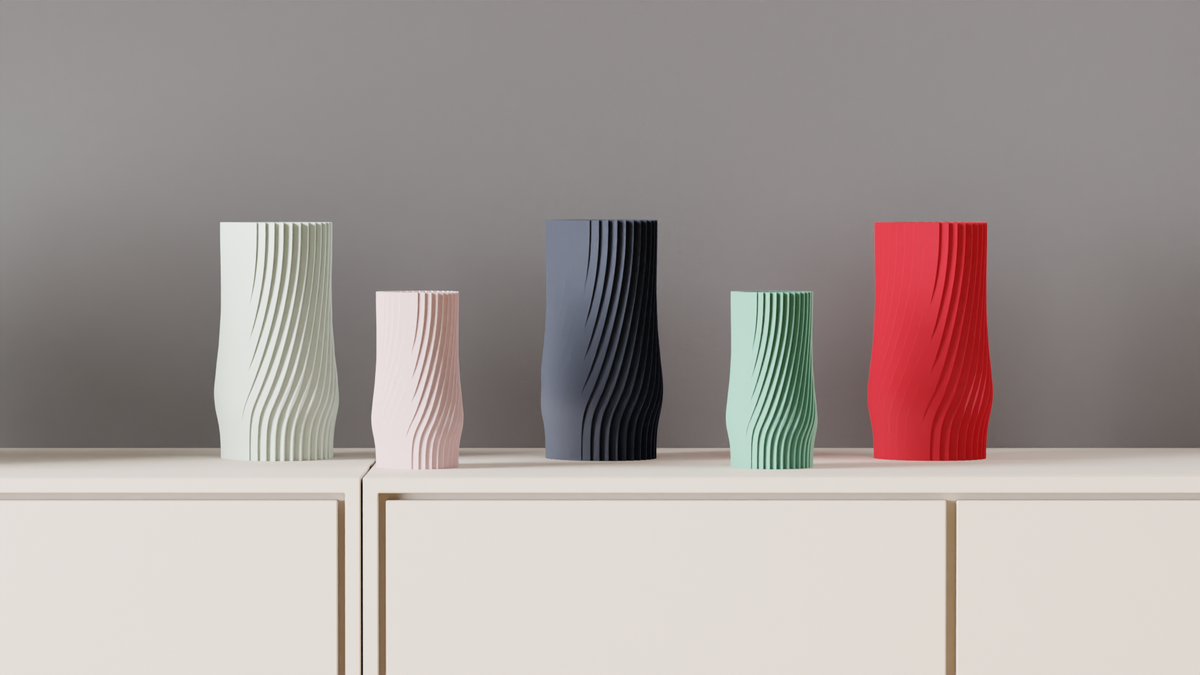 Modern Twisted Vase Quick Vase