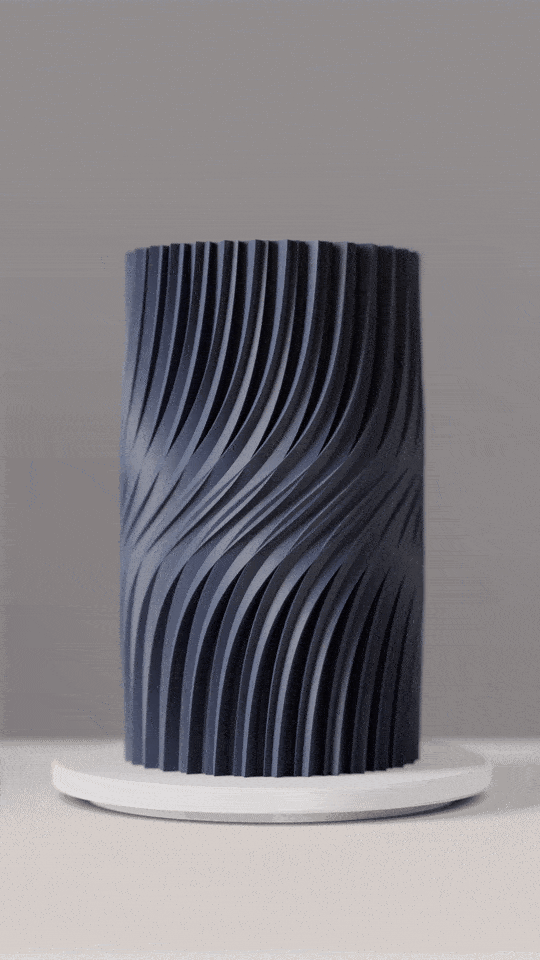 Modern Vase Clean Aesthetic Twisted Vase