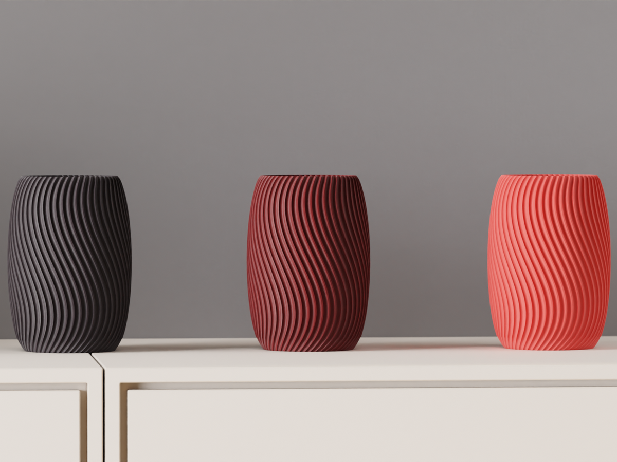 Modern Vase Clean Spiral Vase Design