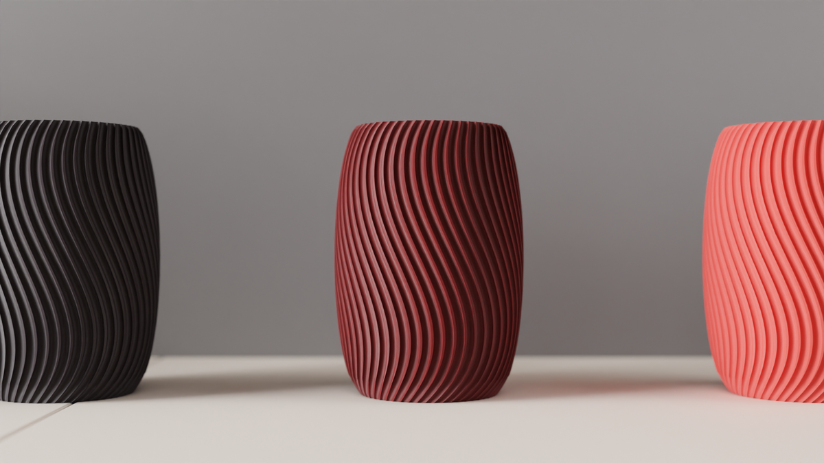 Modern Vase Clean Spiral Vase Design – Small size