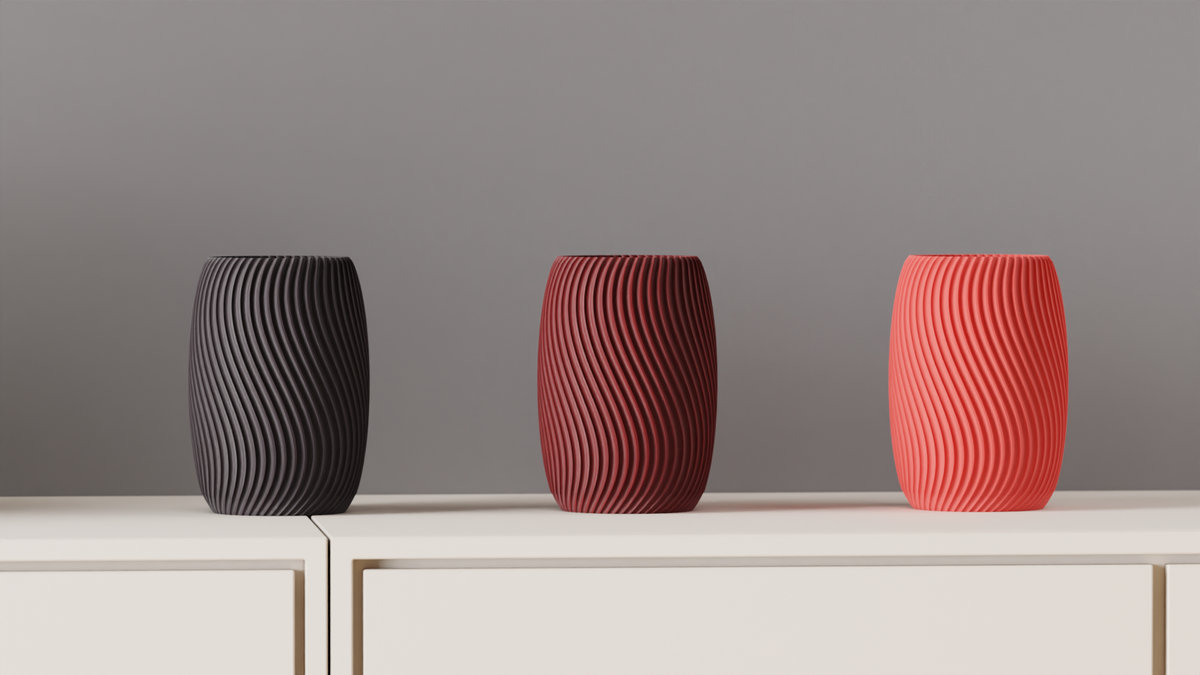 Modern Vase Clean Spiral Vase Design – Small size