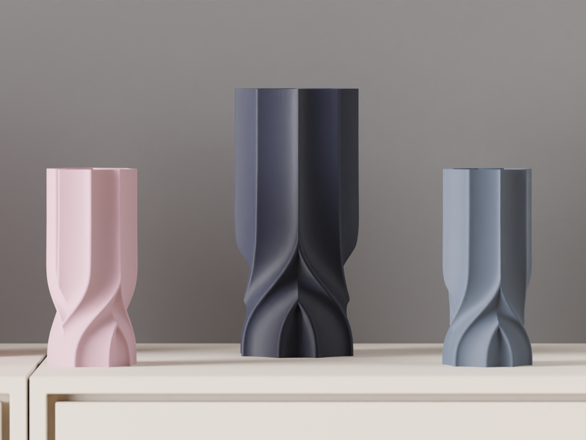 Modern Vase Elegant Flowing Vase