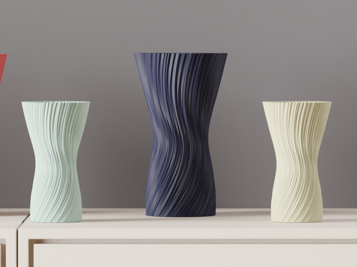 Modern Vase Elegant Twisted Vase – Large size