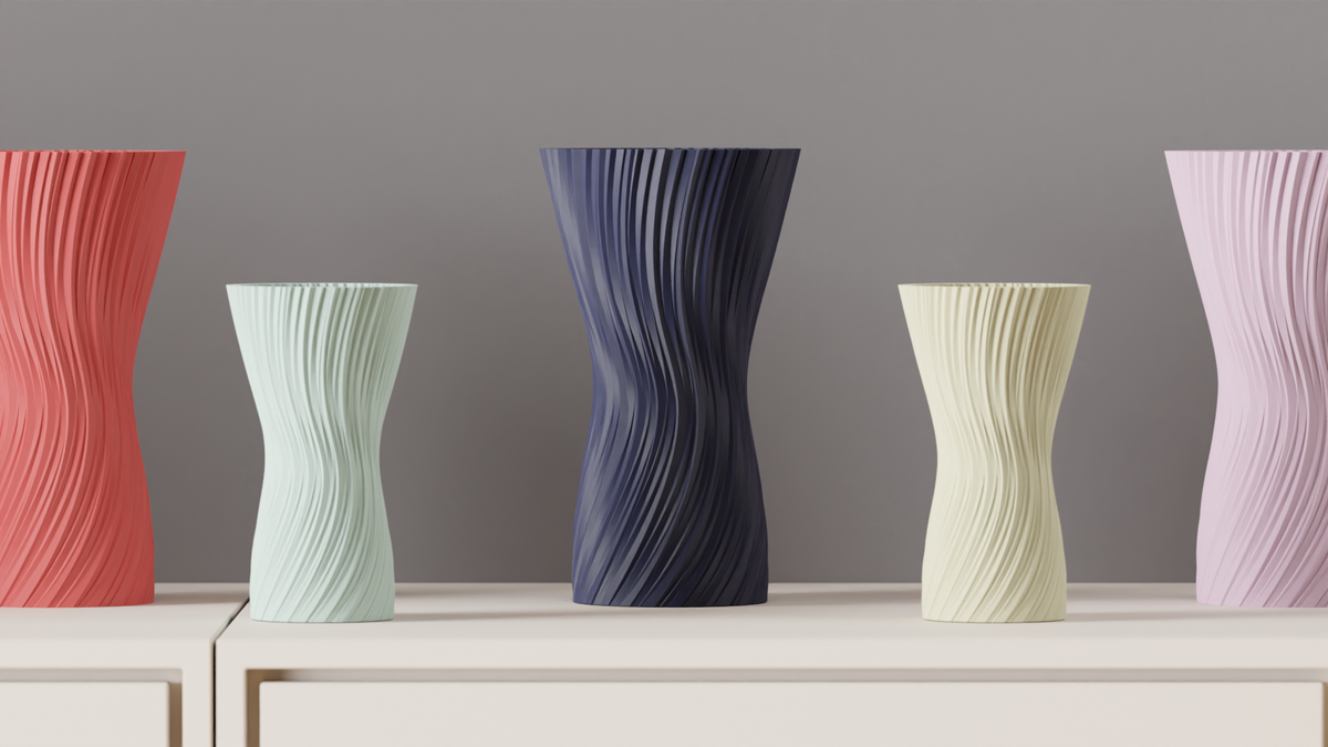 Modern Vase Elegant Twisted Vase – Large size