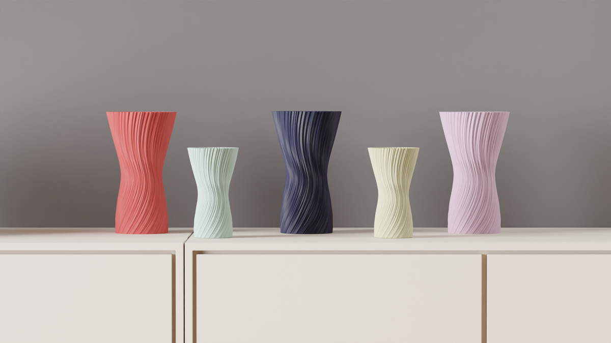 Modern Vase Elegant Twisted Vase