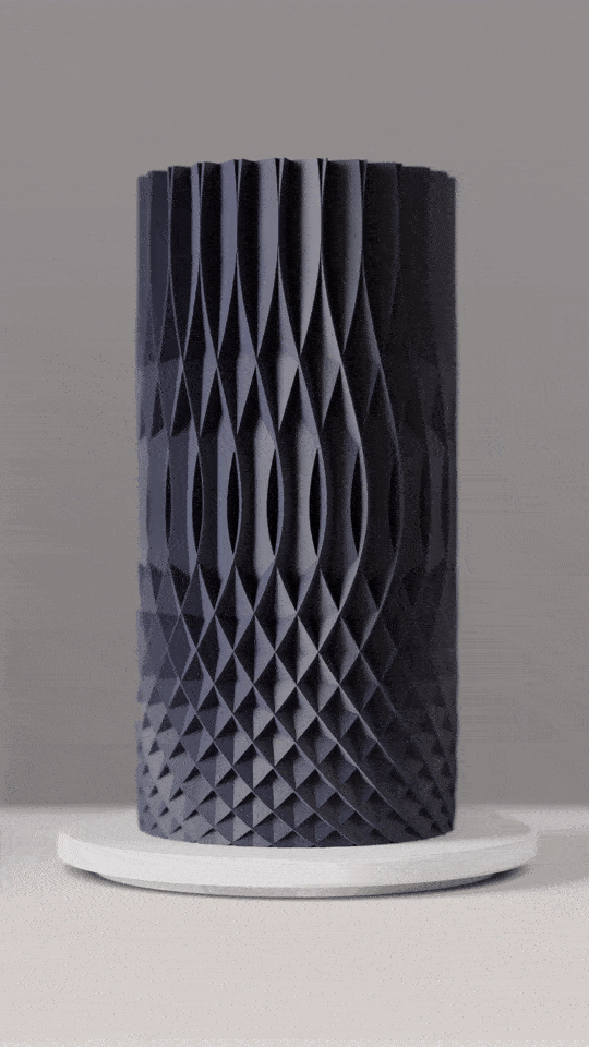 Modern Vase Intricate Spiral Vase