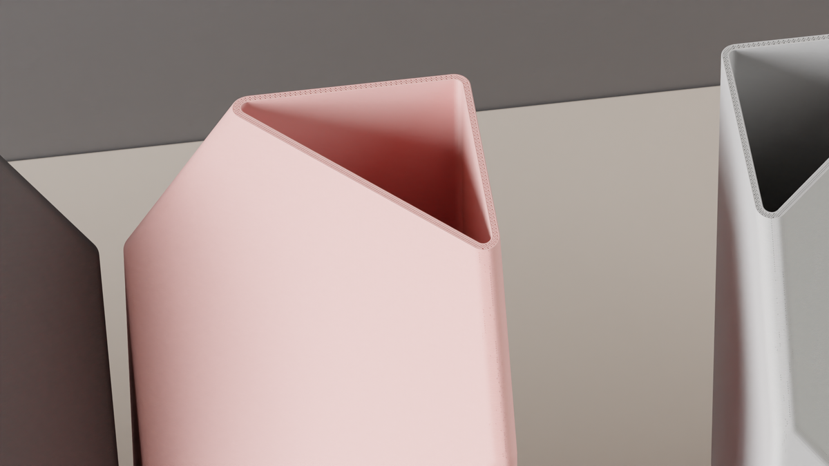 Modern Vase Minimalist Angular Vase