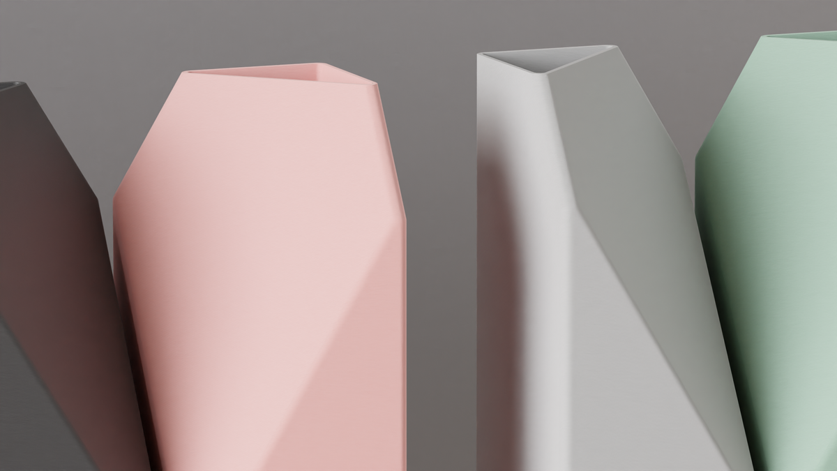 Modern Vase Minimalist Angular Vase