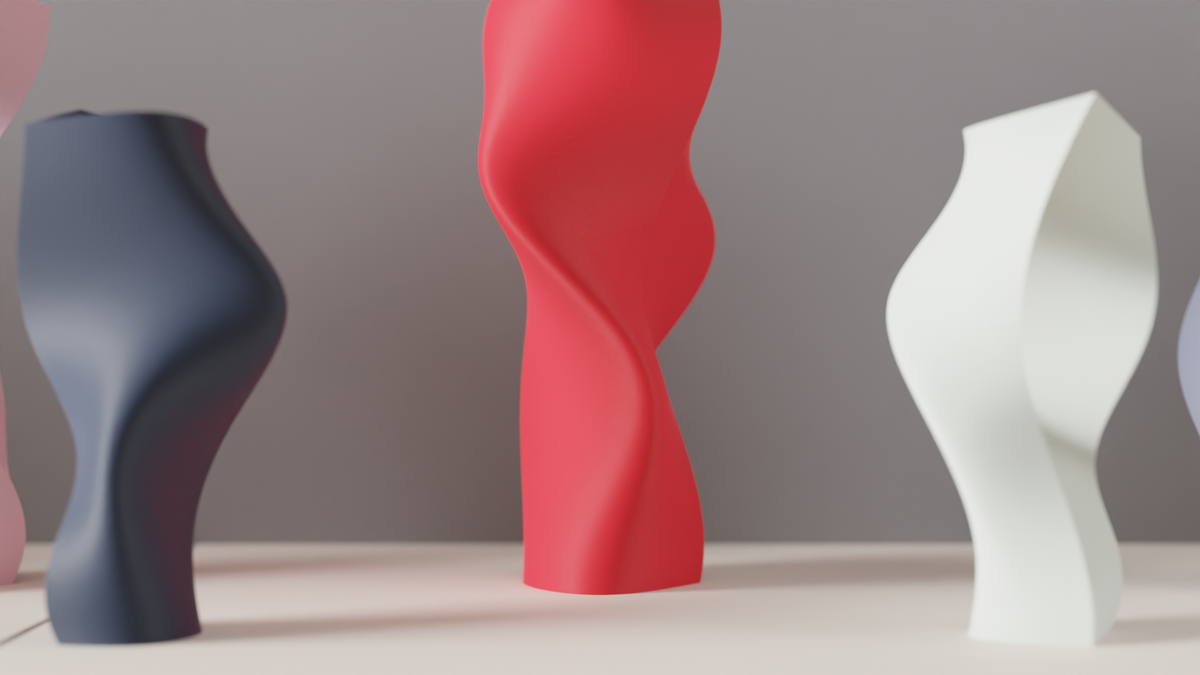 Modern Vase Sculpture – Large size