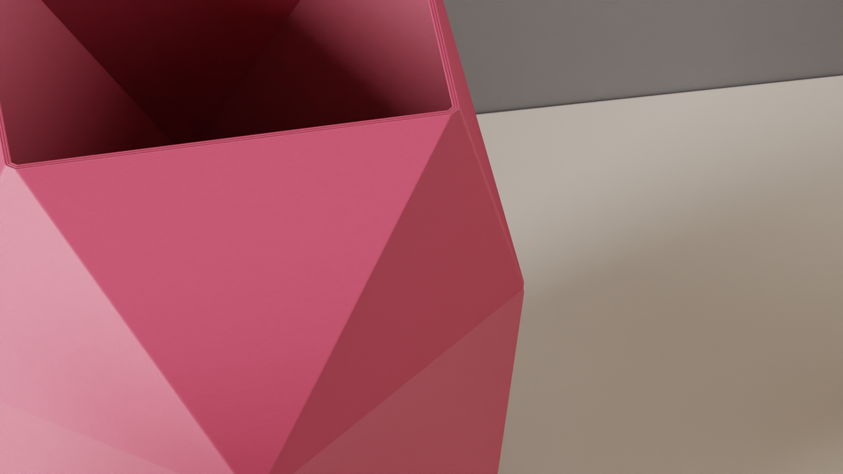 Modern Vase Simple Clean Geometric Vase