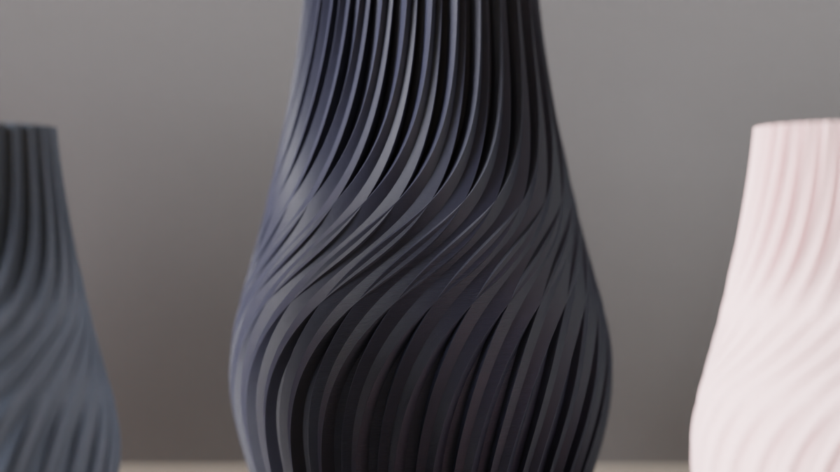 Modern Vase Sweeping Twisted Vase – Large size