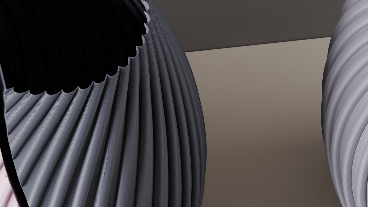 Modern Vase Two Part Aesthetic Vase