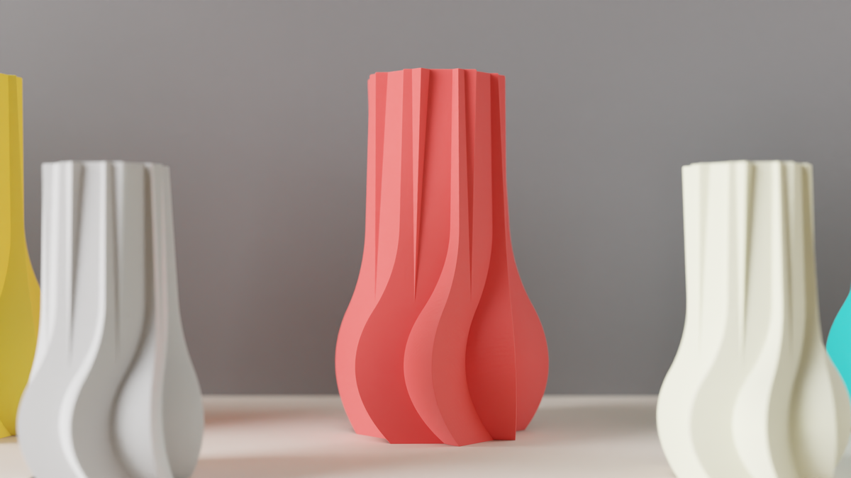 Modern Vase Unique Architectural Dried Flower Vase