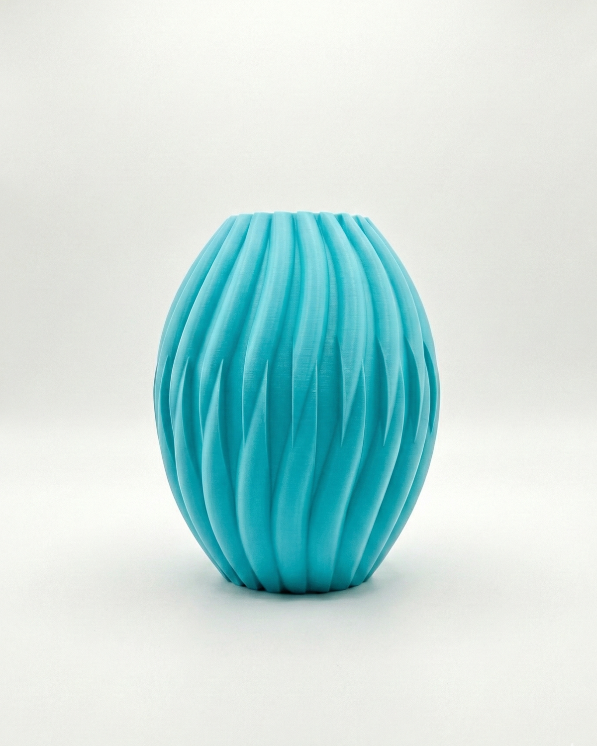 Modern Vase with Toothed Pattern