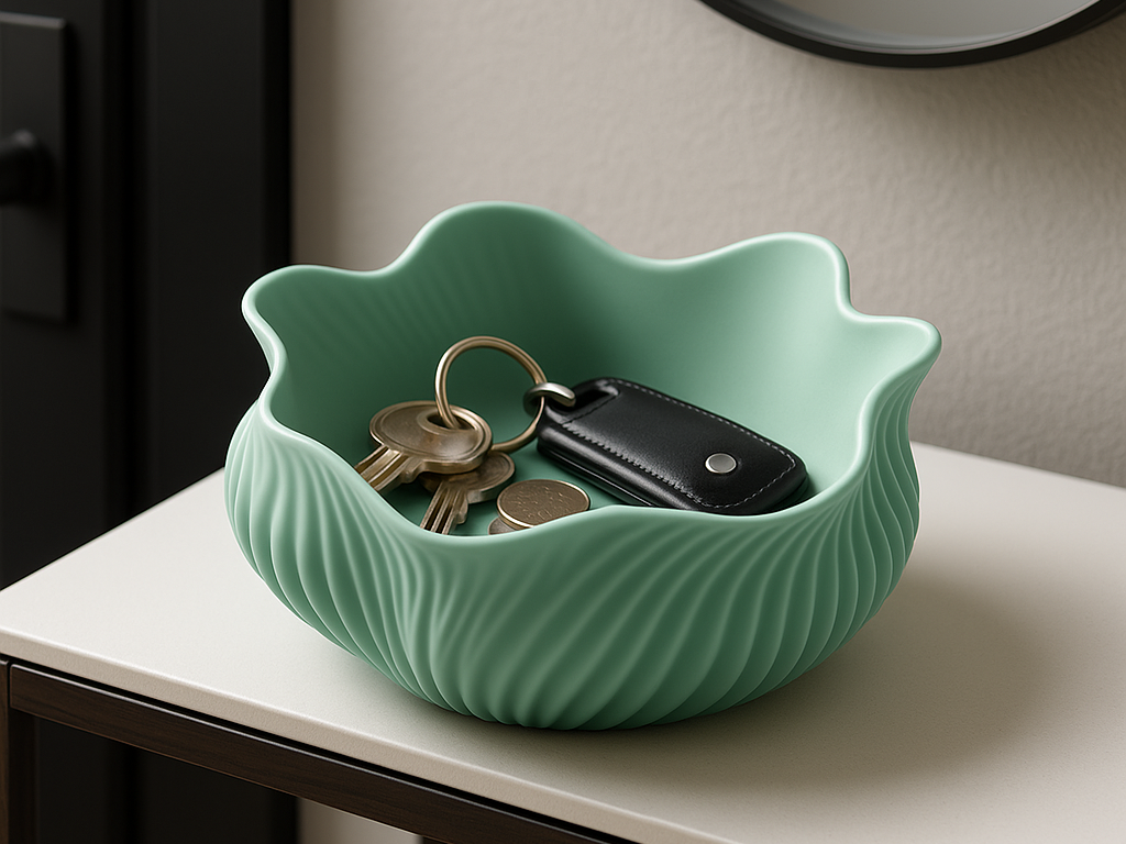 Modern Wavy Shell Bowl