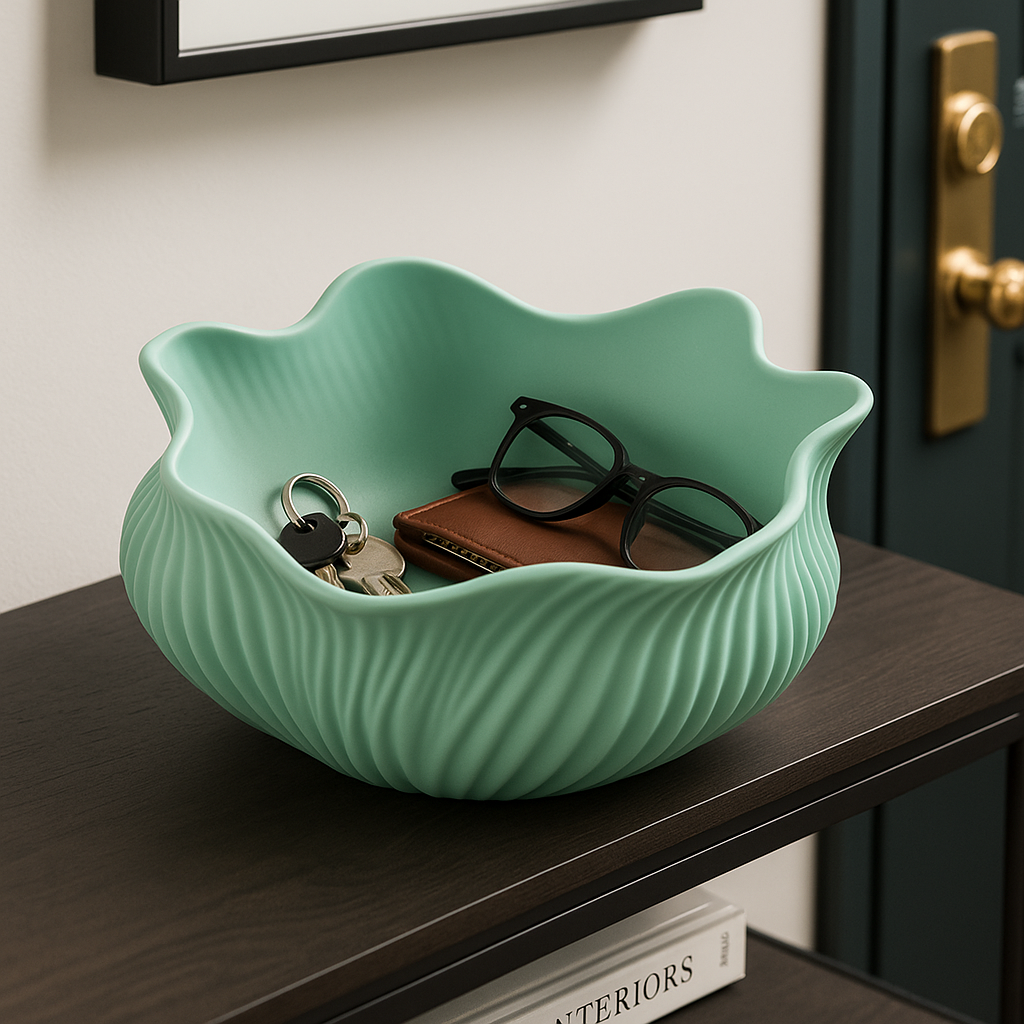 Modern Wavy Shell Bowl