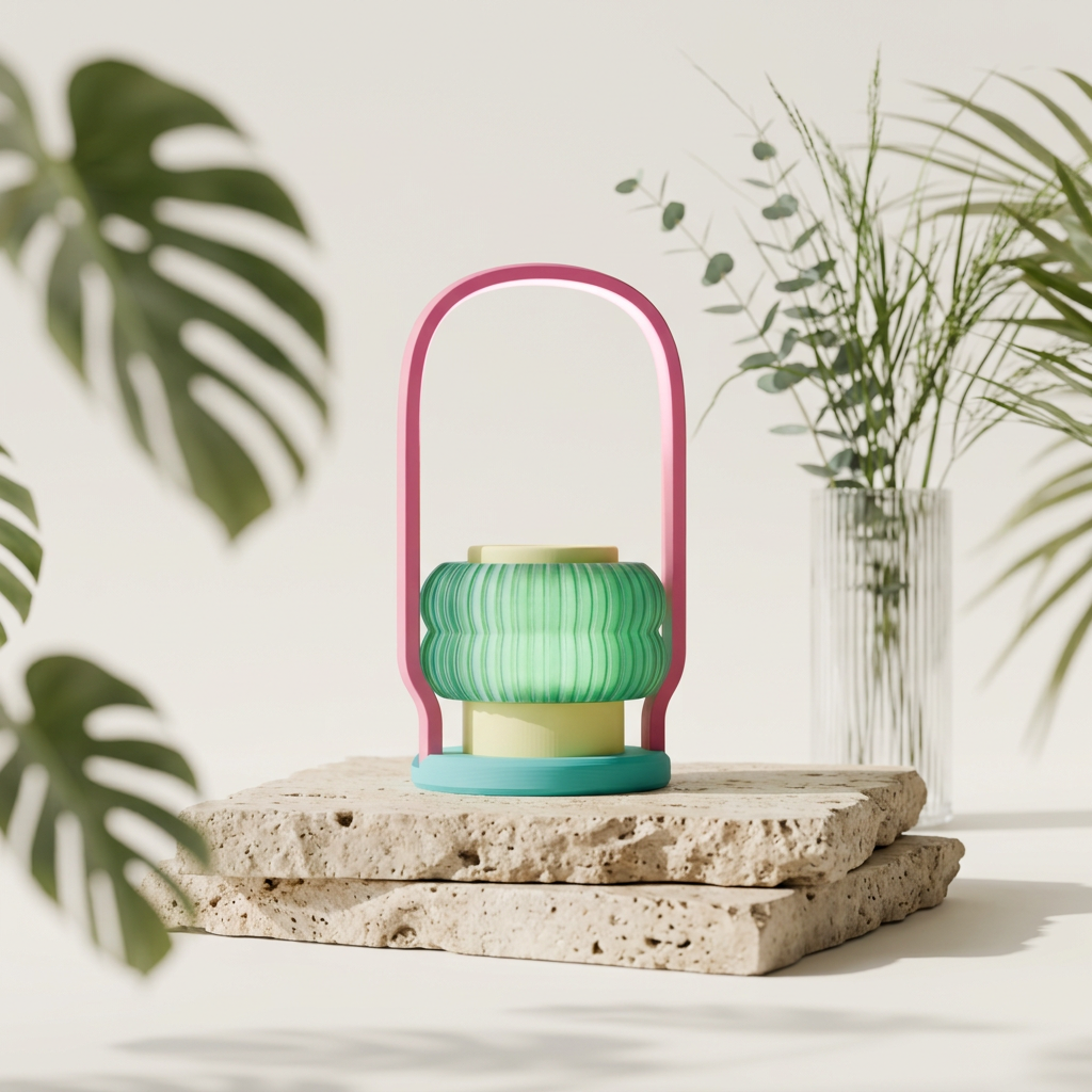 Modern Wireless Lantern with Removable Dock