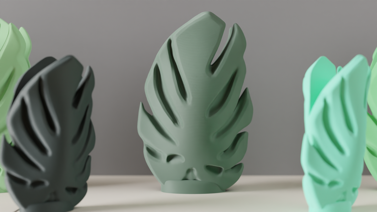 Monstera Leaf Vase Modern Vase
