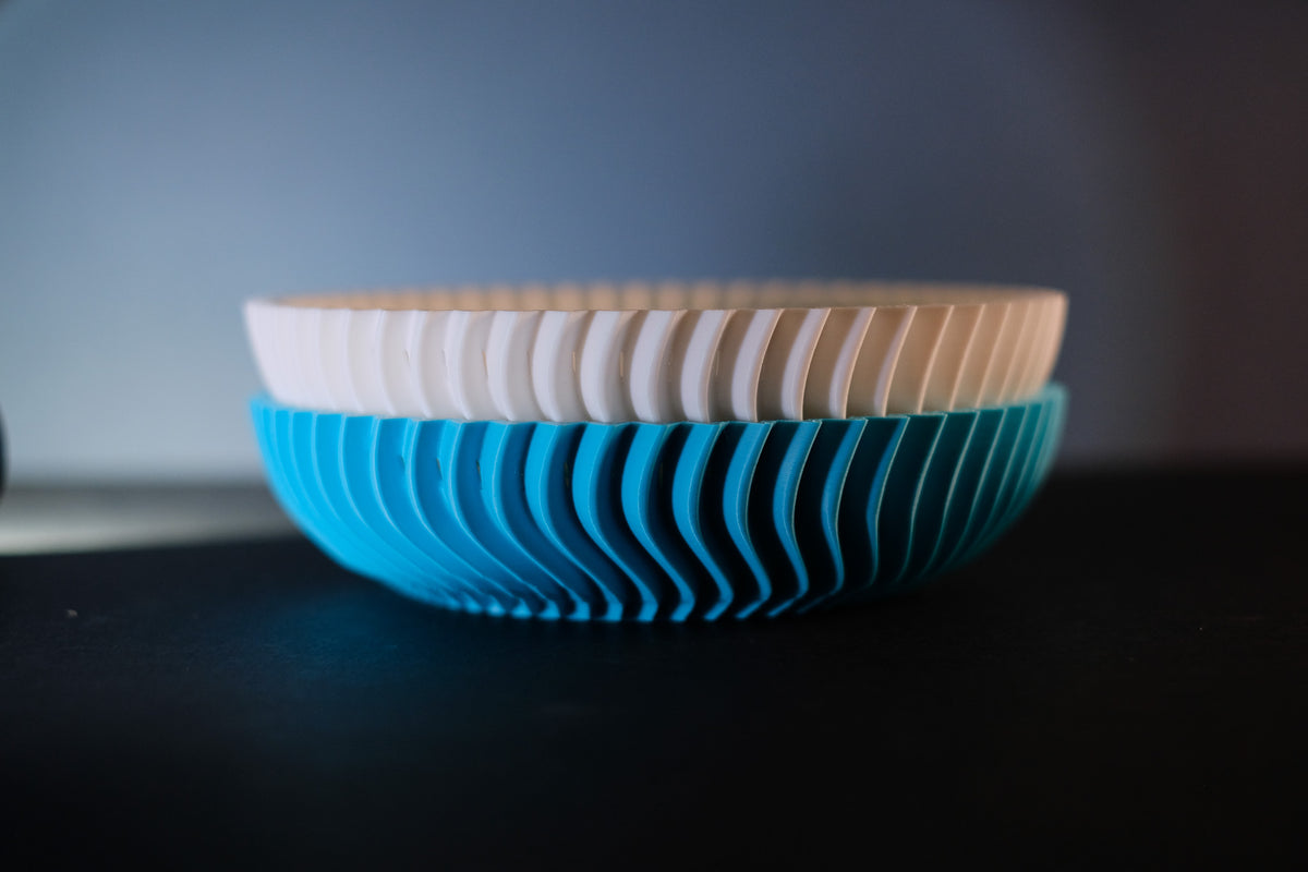 Nesting Ripple Catch All Tray Bowls