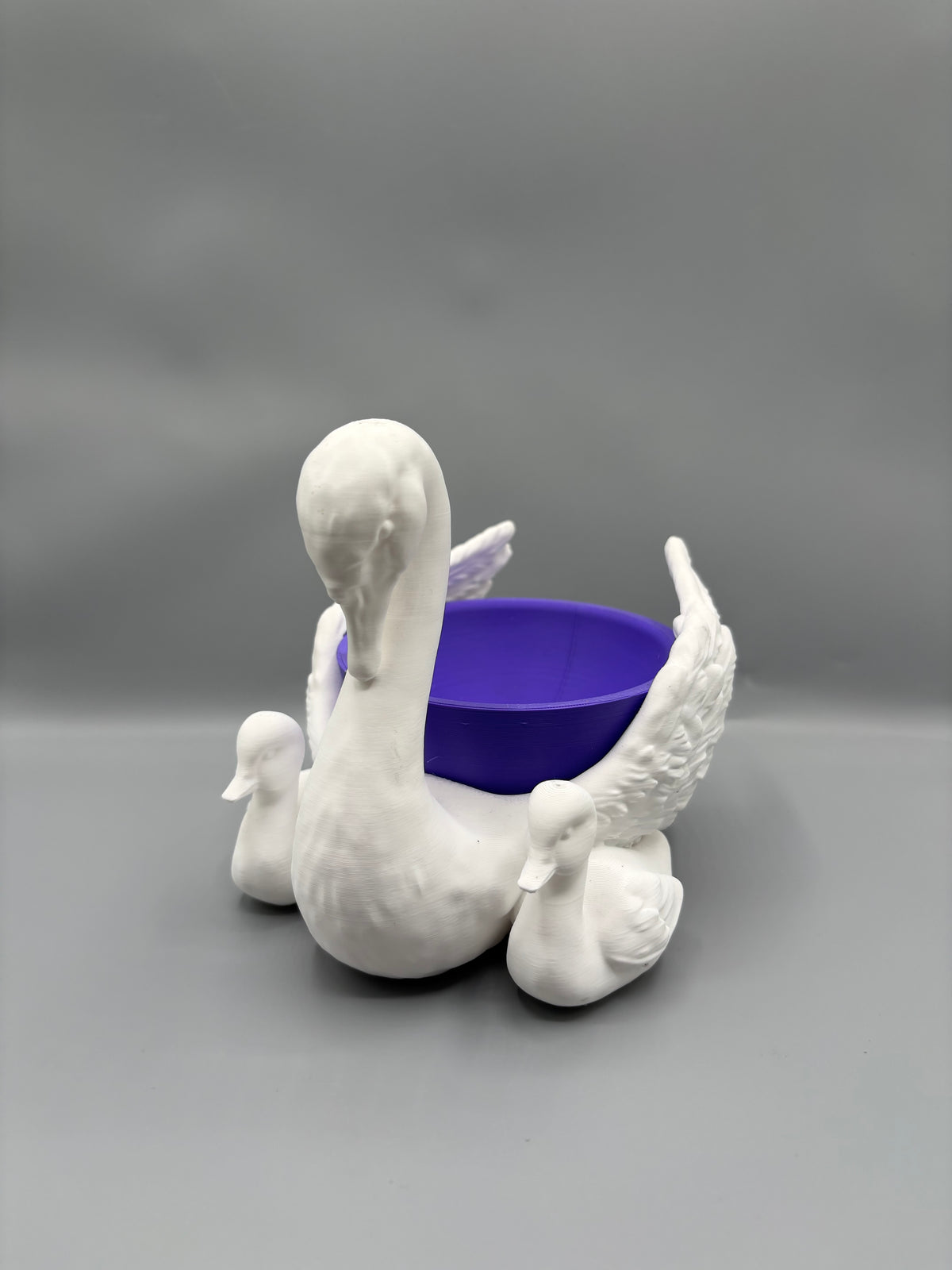 Mother Swan & Cygnet Jewelry Dish Ring Holder