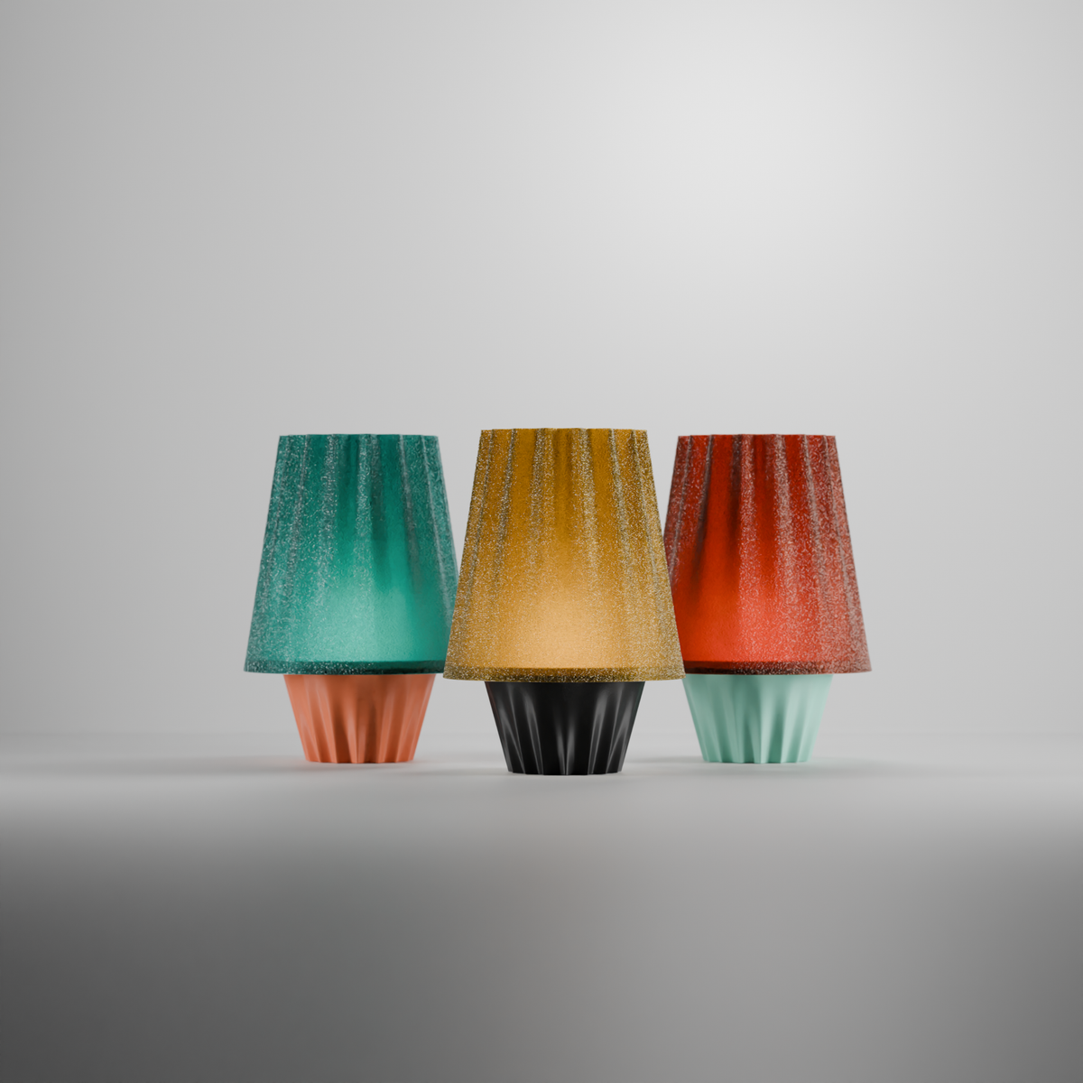 Cute Crimped Wireless Lamp