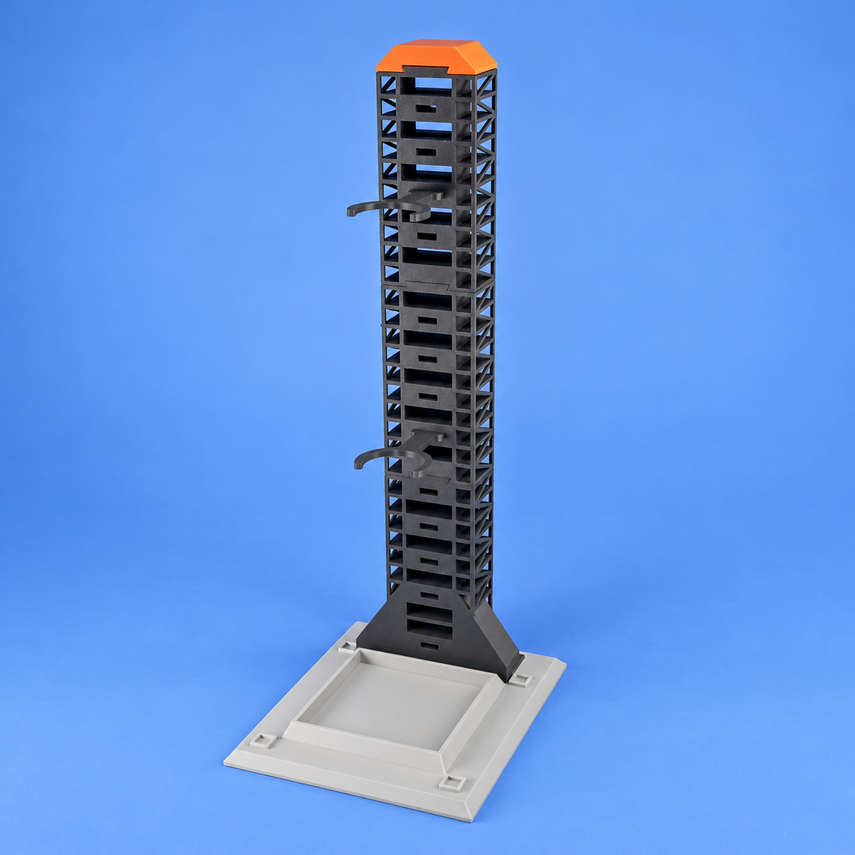 Build-A-Rocket rocket stand with launch tower and base