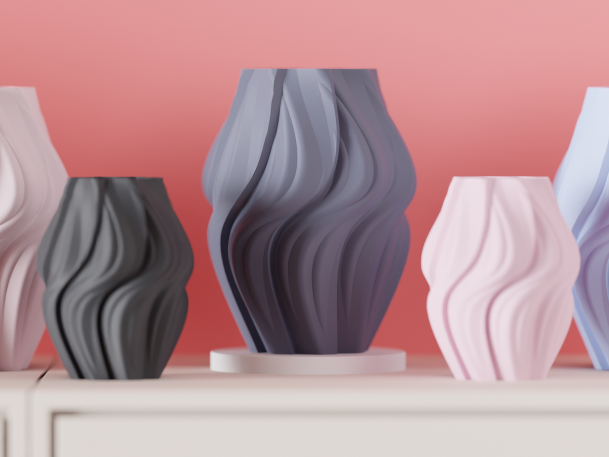 Organic Flowing Vase
