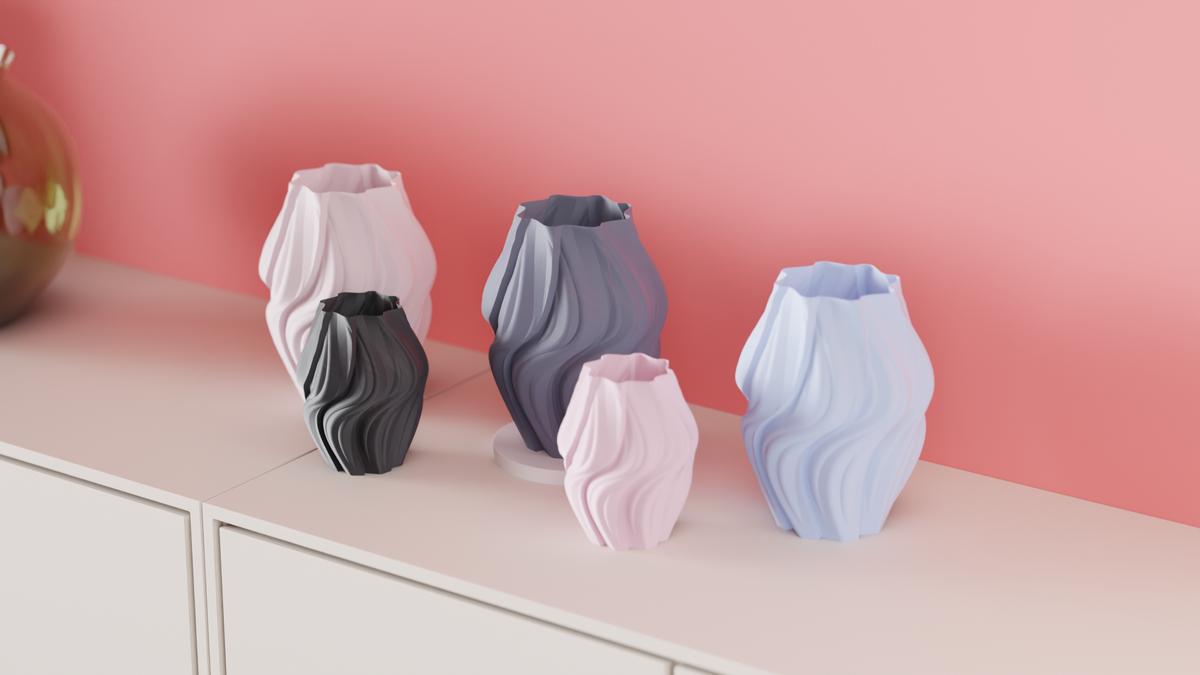 Organic Flowing Vase