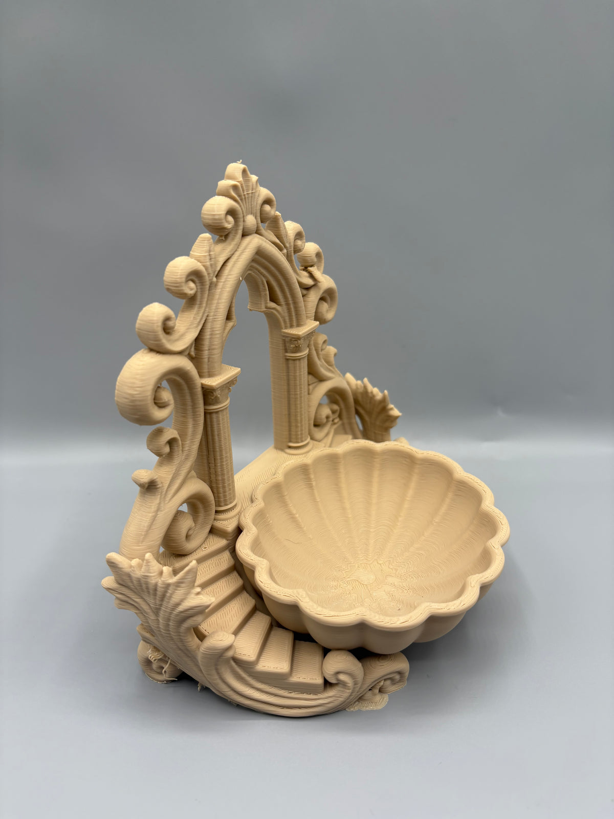 Ornate Gothic Cathedral Catchall Key Holder Tray