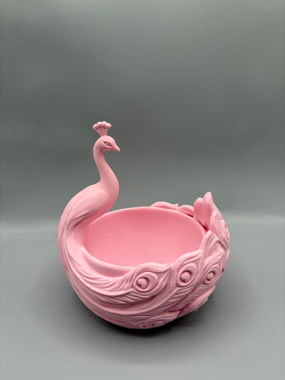 Peacock Catchall Bowl Key Holder Organizer