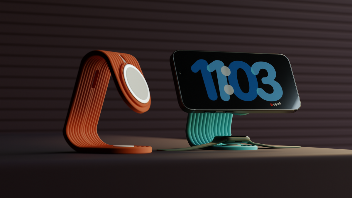 Phone and Smartwatch Charging Stand