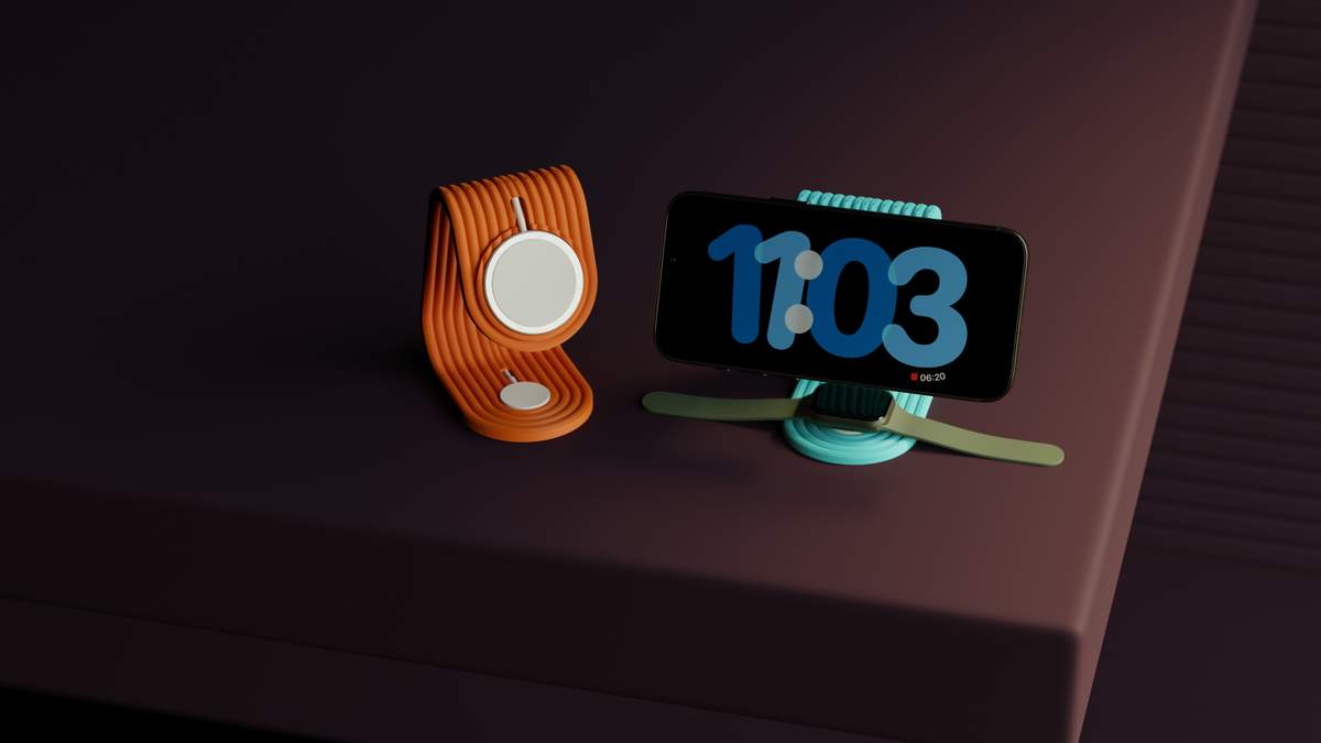 Phone and Smartwatch Charging Stand