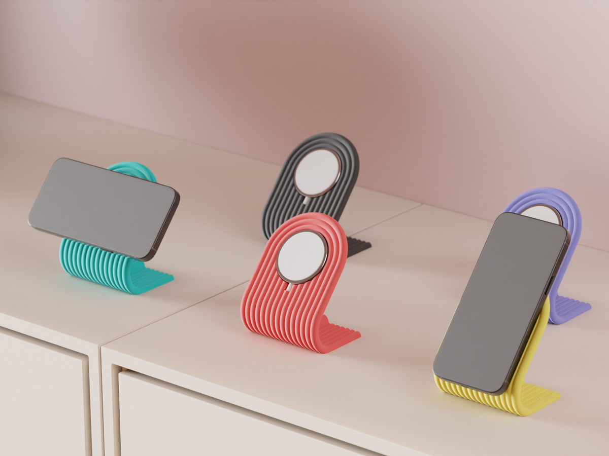 Phone Charging Stand A Modern MagSafe-Compatible Cradle