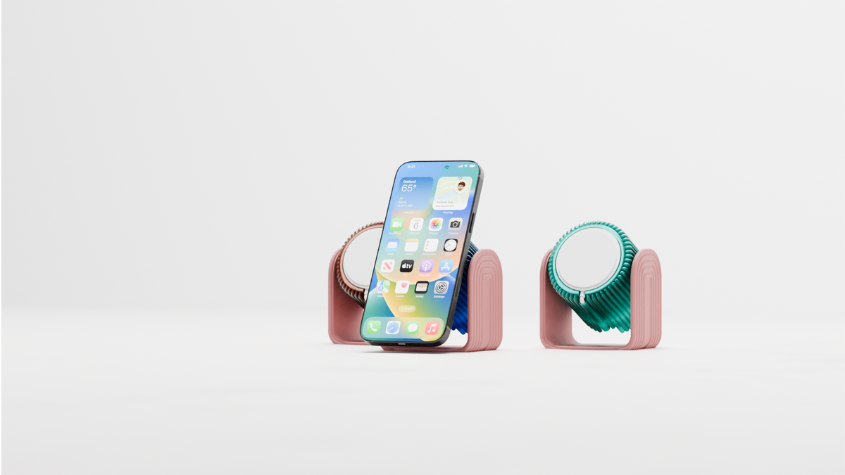 Phone MagSafe-Compatible Charger with RGB Wireless Light