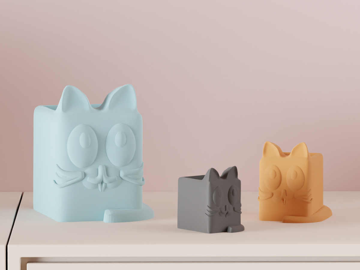 Plant Pot Cute Cat Planter – Small size
