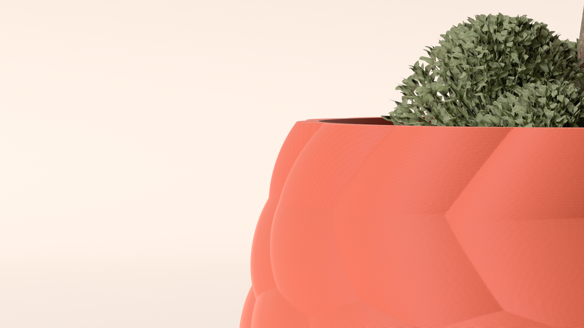 Plant Pot with Rope Look Texture – Small size