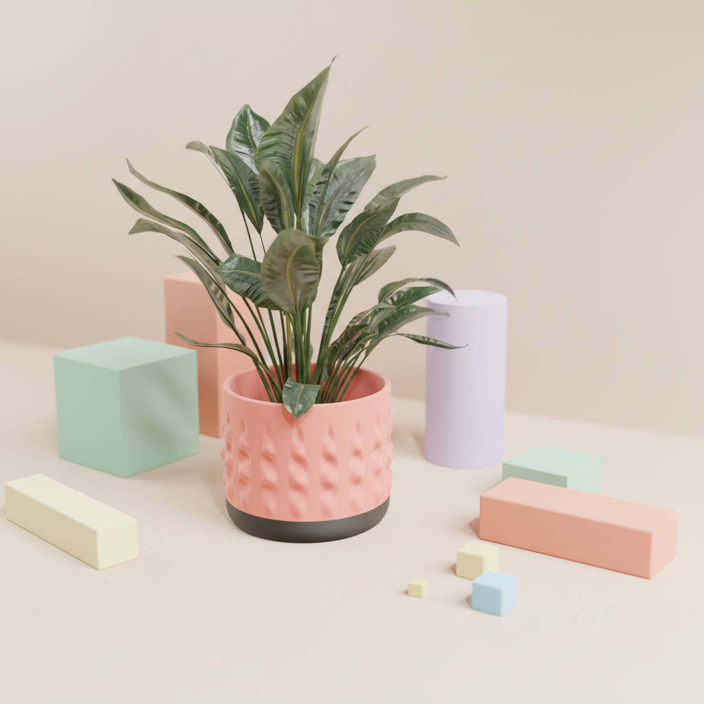 Planter with Drainage and Drip Tray