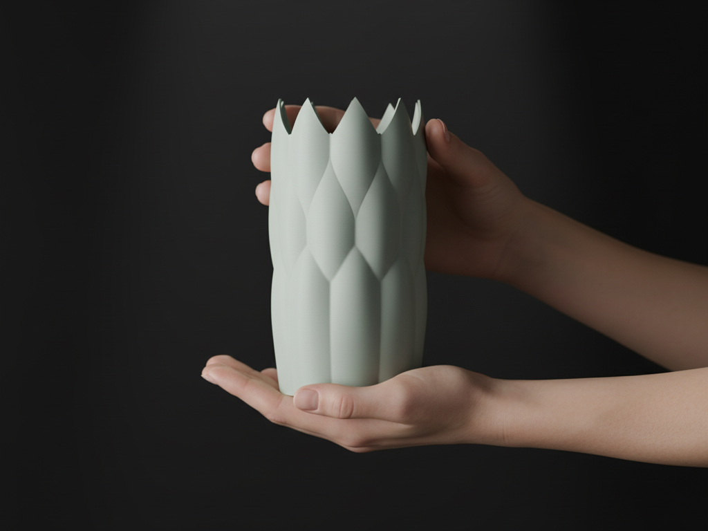 Pleated Vase