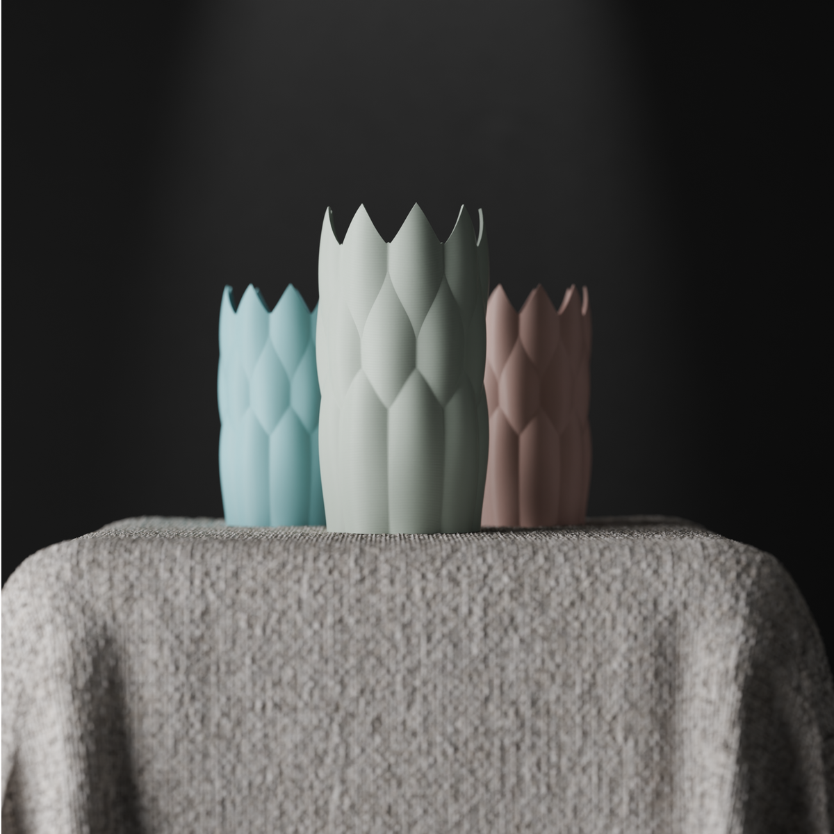 Pleated Vase