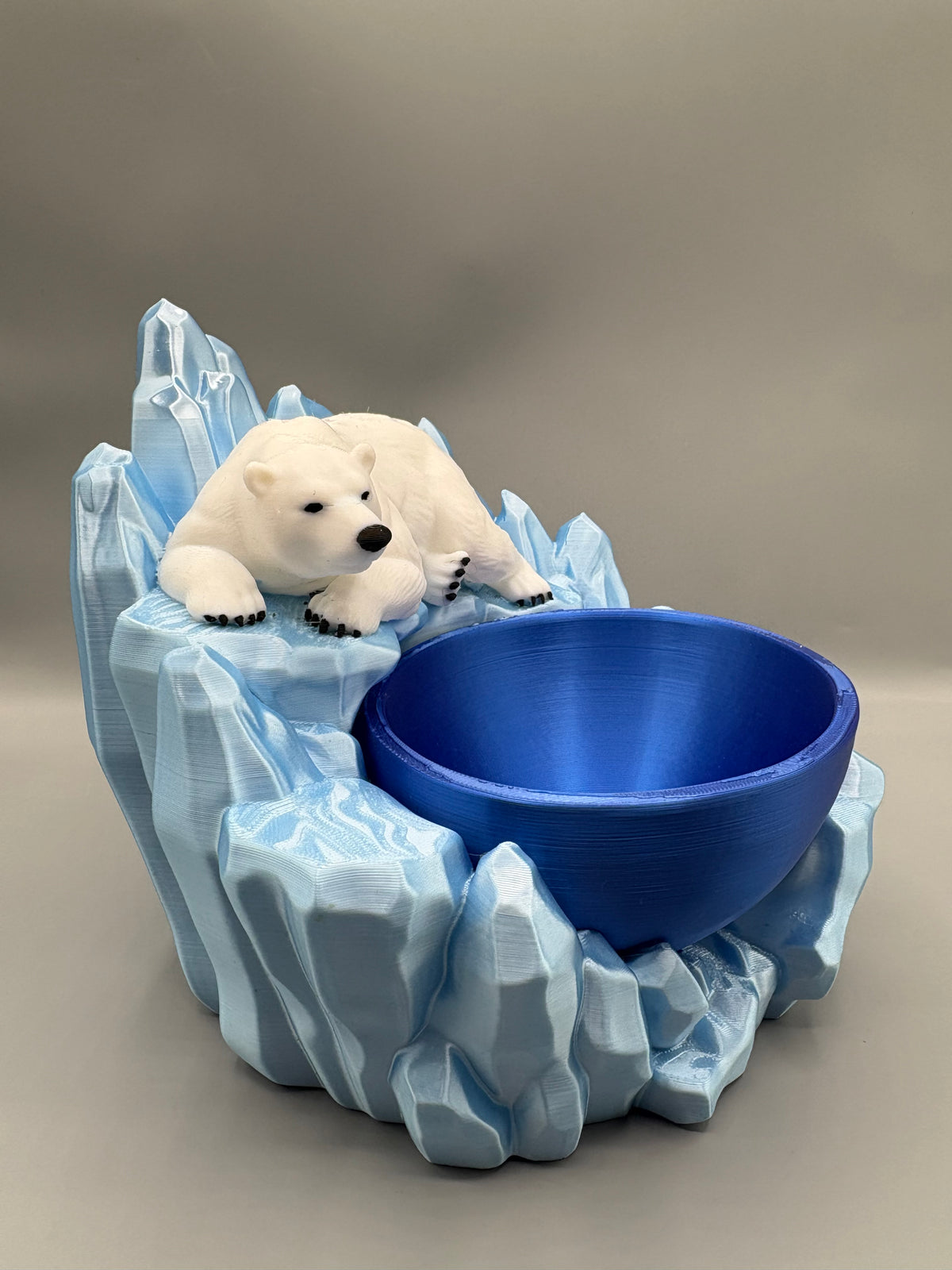 Polar Bear Glacier Catchall Tray Desk Organizer