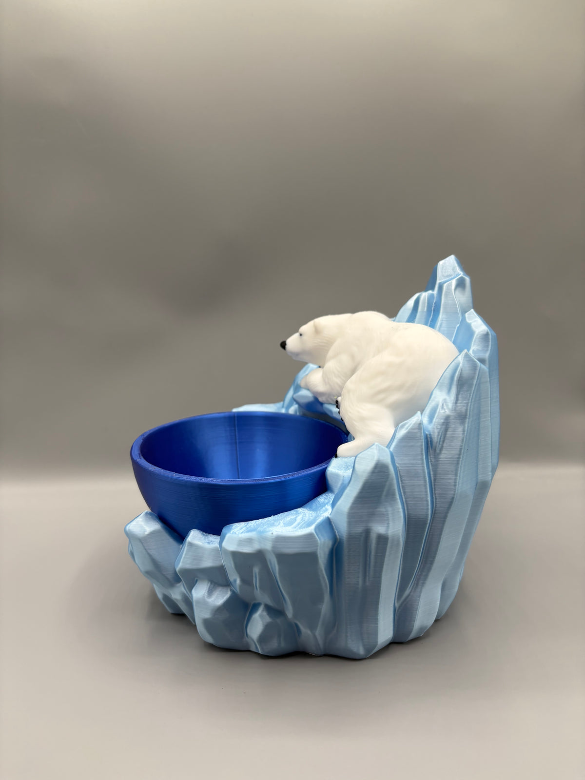 Polar Bear Glacier Catchall Tray Desk Organizer