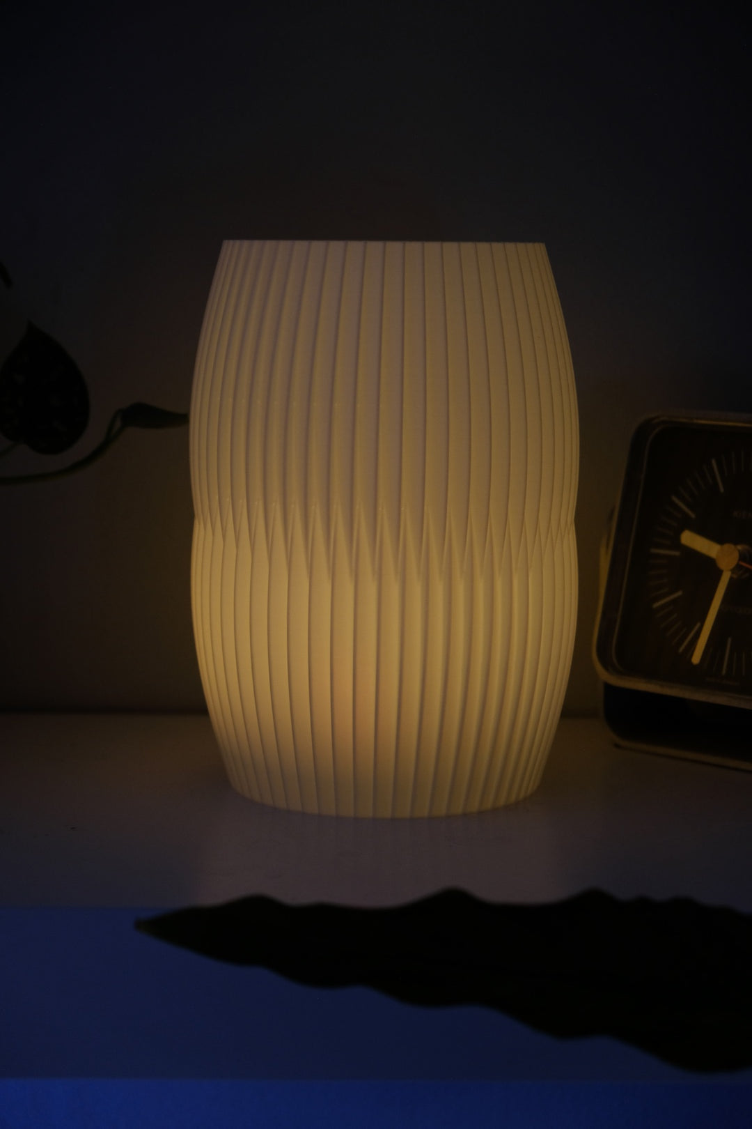 Ribbed Barrel Wireless RGB Lamp