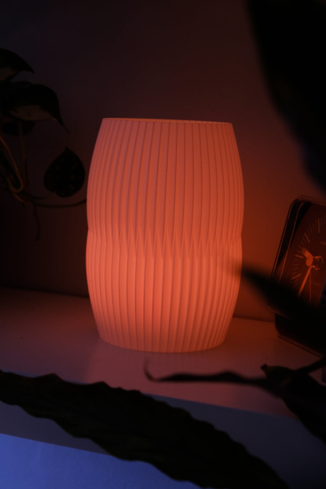 Ribbed Barrel Wireless RGB Lamp