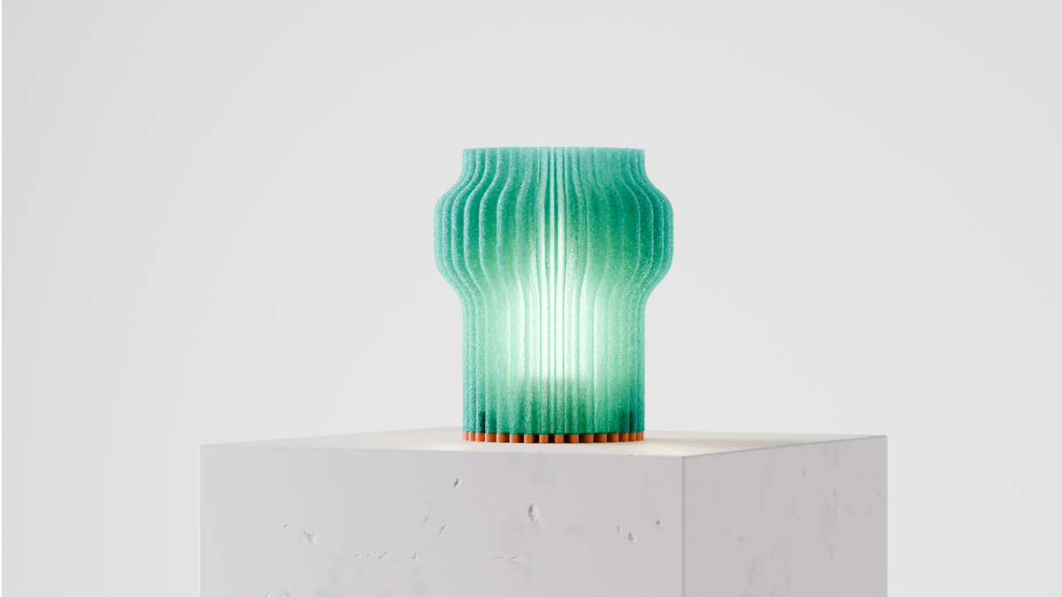 Ribbed Lantern Pendant Light