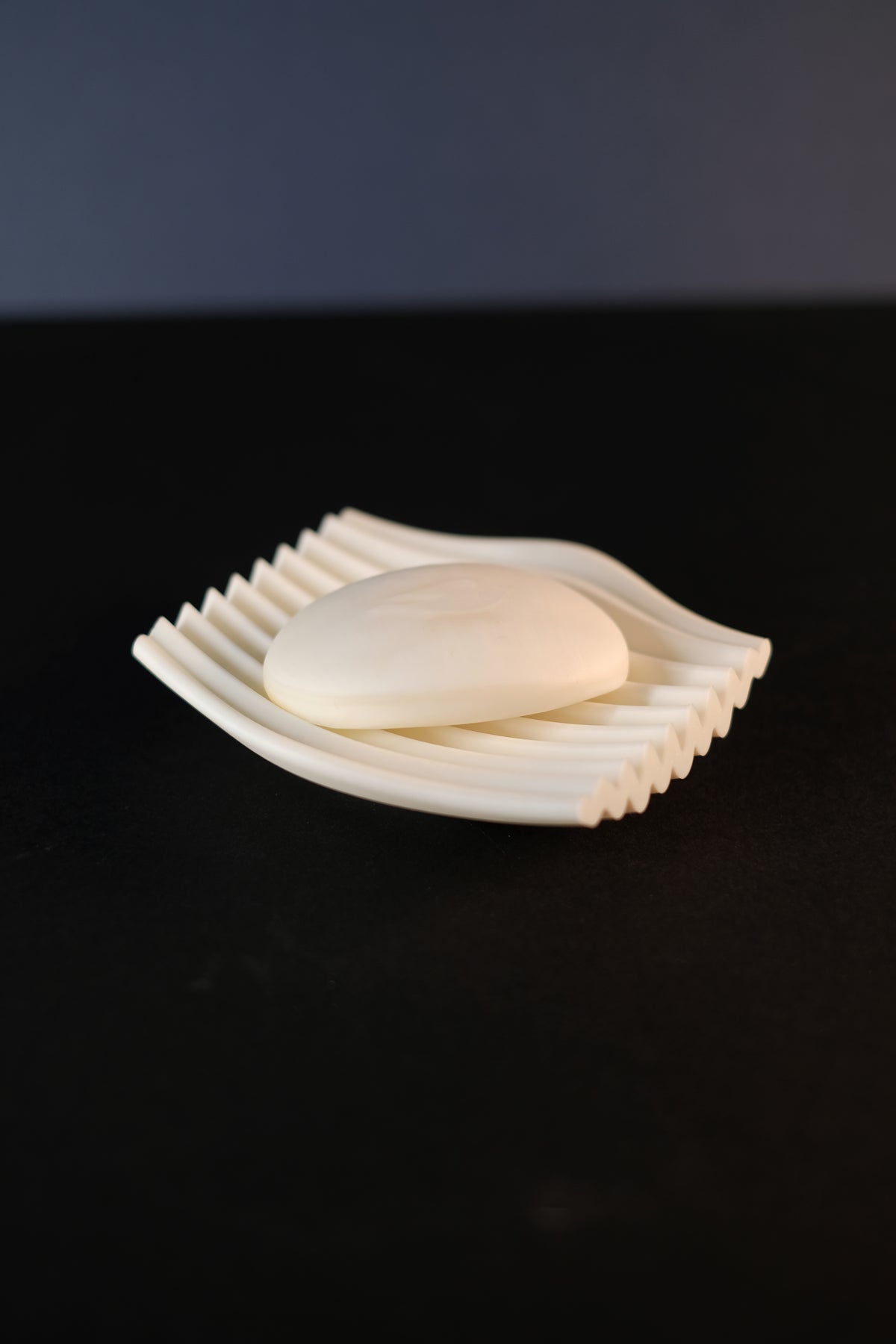 Rippl - Aesthetic Rippled Soap Dish for Bathroom