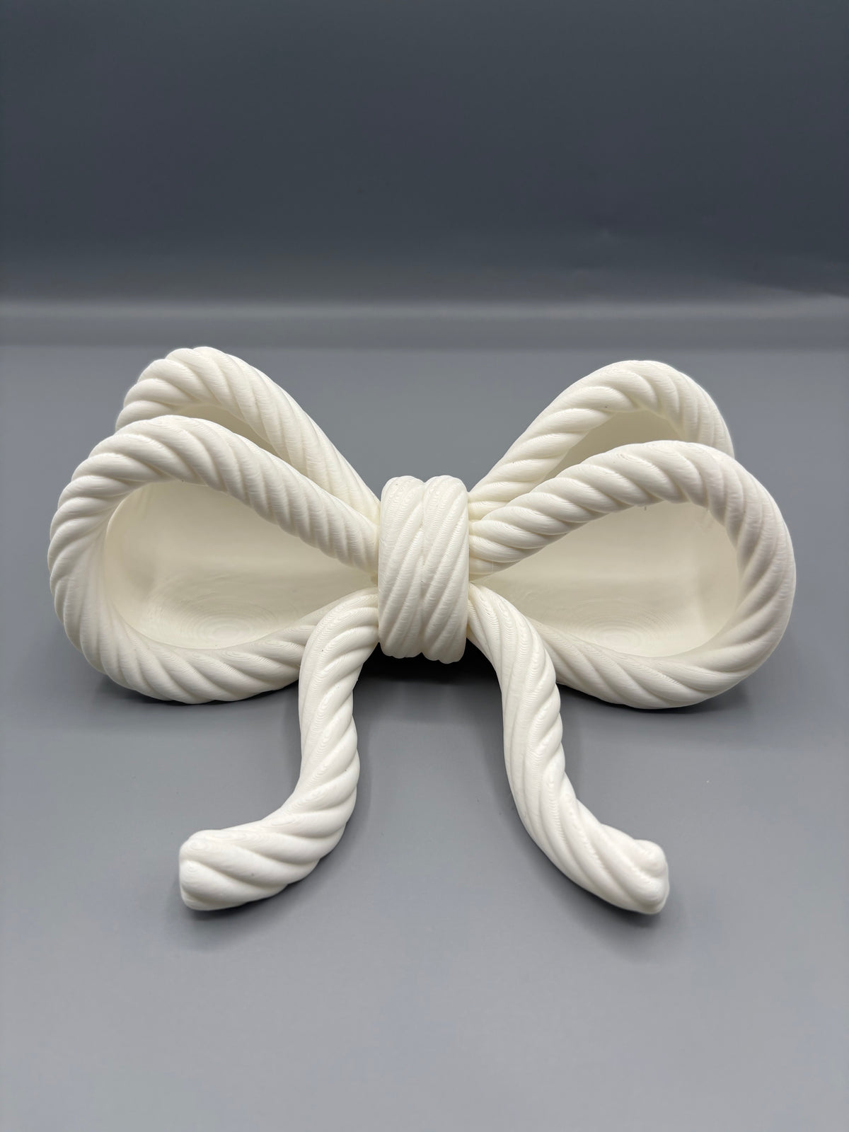 Rope Bow Jewelry Dish Coquette Trinket Tray