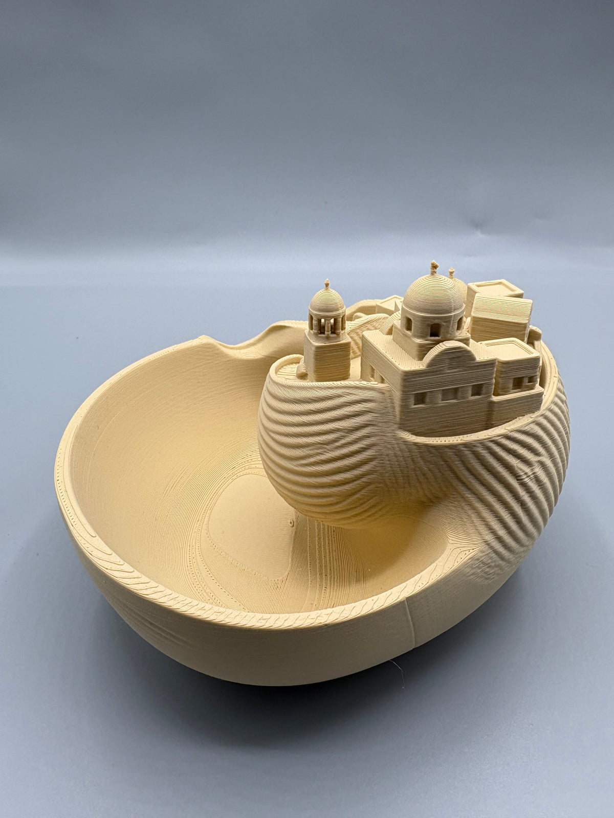 Santorini Catchall Coastal Seashell Key Bowl