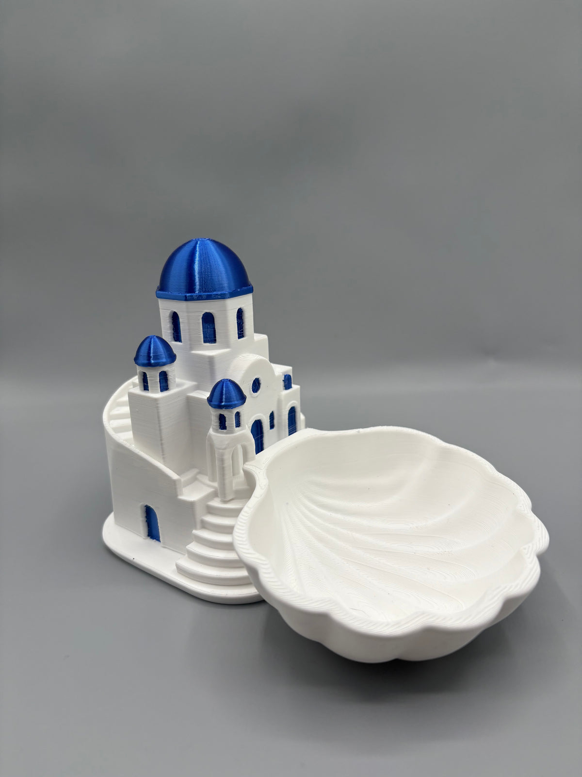 Santorini Greek Church Desk Organizer & Tray